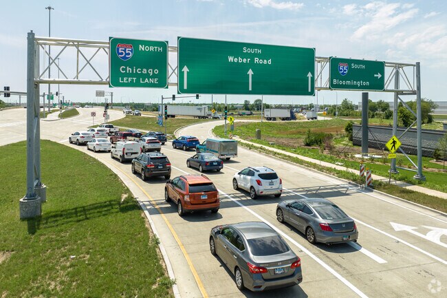 To explore Chicago, hop on Interstate-55, and you’ll be in the city in around 35 minutes.