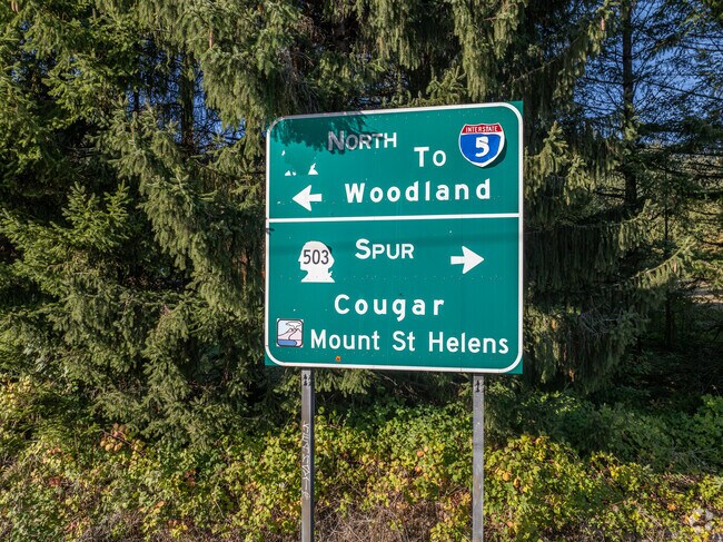 Yale is 23 miles from Interstate 5.