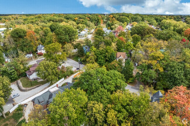 As an older community, Perrin has a canopy of mature trees that provides shade on hot days.