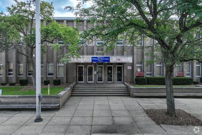 Entrance of Pittsburgh Manchester K-8.