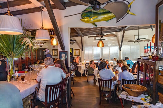 Broil is a very popular seafood restaurant in Big Coppitt Key.