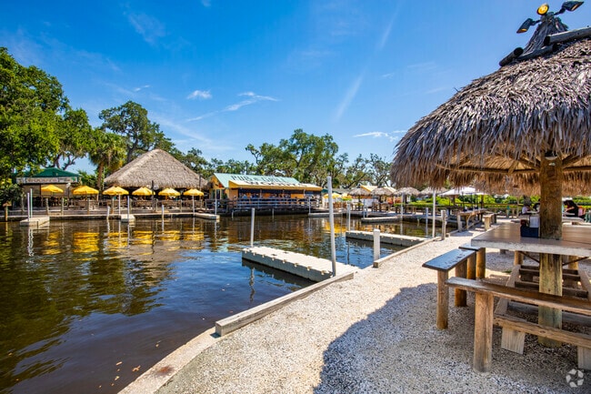 Woody's has Old Florida charm with outside dining overlooking the Manatee River.