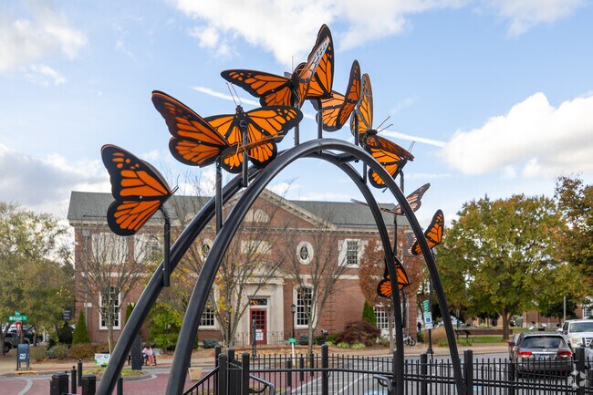 Exploring Bloomingdale is fun and offers many visual surprises.