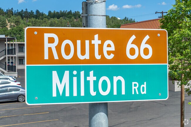 Route 66 also called Milton Rd has many restaurants and shops.