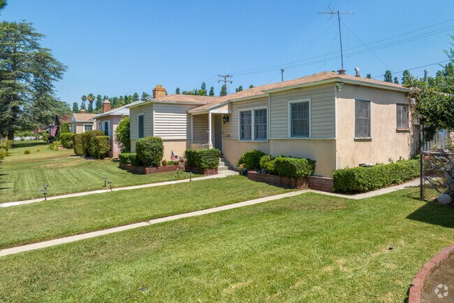 With lush green lawns, these Michigan Park cottages fit nicely into this neighborhood.