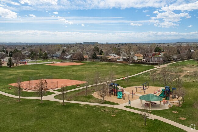 Ryan Park baseball fields and playground  are a popular spot for kids to play.