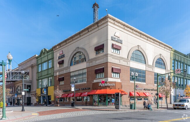 New Roc City features a movie theater, indoor sport facility, and Sky Zone Trampoline Park.