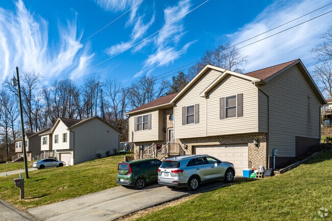 Newer built homes in the town of Masontown.