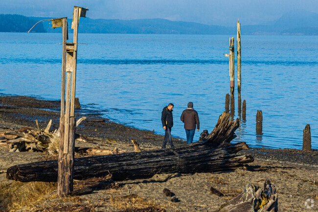 Camano has many state beaches with water access.