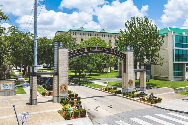 Xavier University of Louisiana is a private historically black Catholic university in Gert Town.