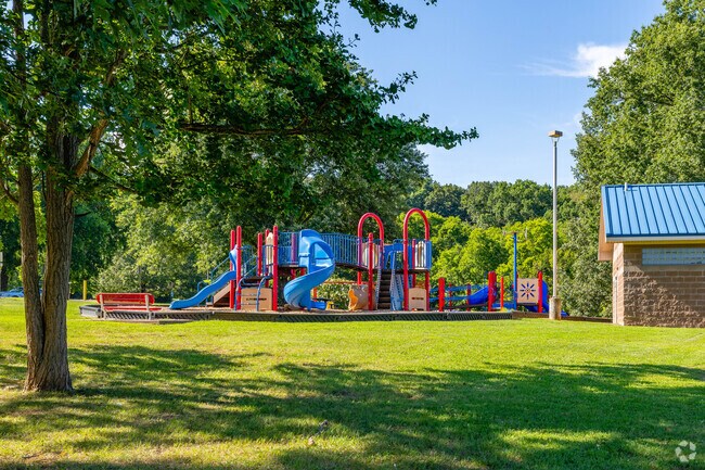 Kids in Hampshire can play on numerous playgrounds at Maury County Park.