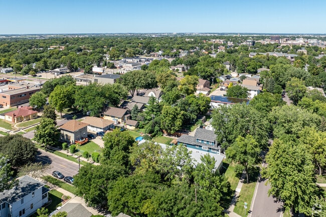 The All Saints neighborhood has many old shade trees.