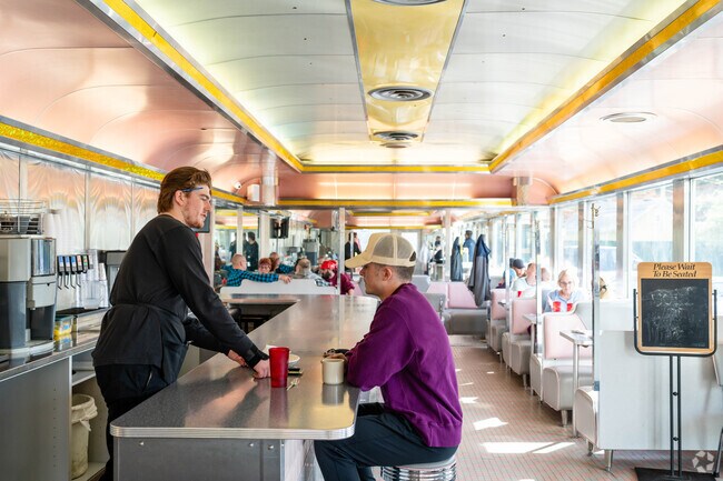 Lake Effect Diner, a restored 1952 Mountain View dining car, serves scratch-made comfort food in Fillmore-Leroy.