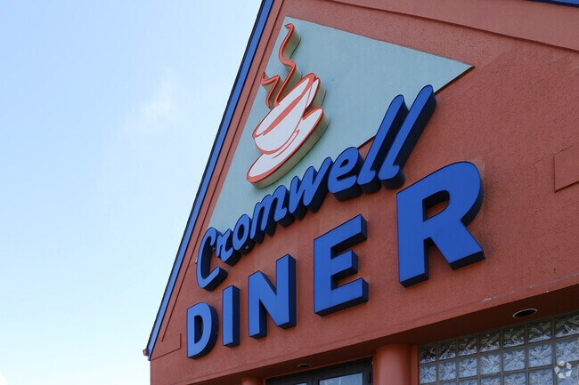 The Cromwell Diner is a very popular spot for dining all day long.