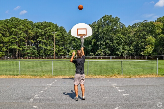 Work on your game at the basketball courts in Dover Park.