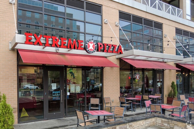 Extreme Pizza in Virginia Square is a convenient drive away for Dover Crystal residents.