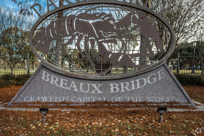 Breaux Bridge is known everywhere as the "Crawfish Capital of the World".