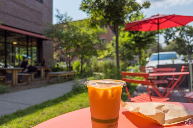 Butter Bakery Cafe has outdoor patio seating in the warmer months.