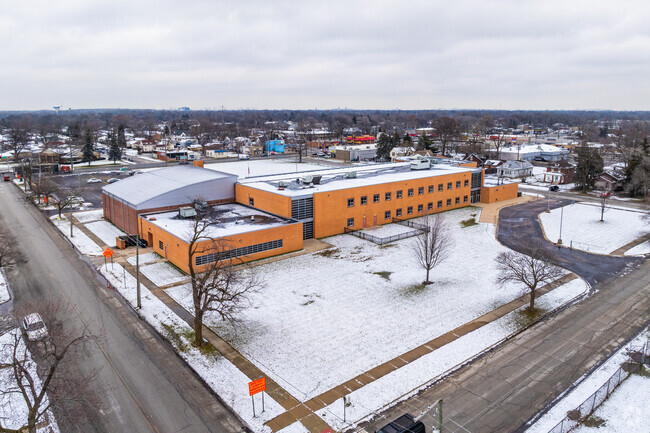 Bryant Elementary School has open green spaces for students.
