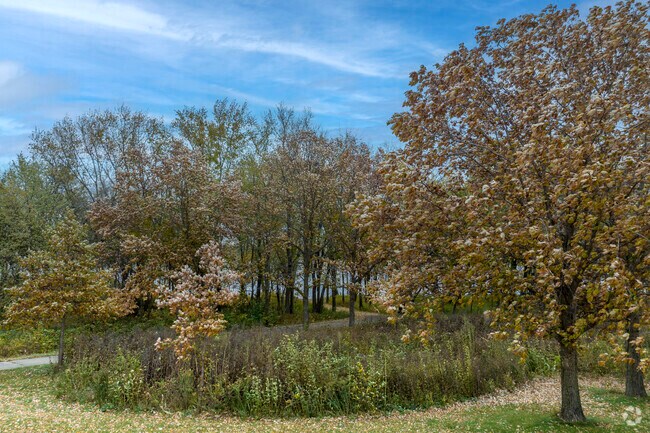 Enjoy a walk at the Pigeon Creek Park in Stoney Creek.