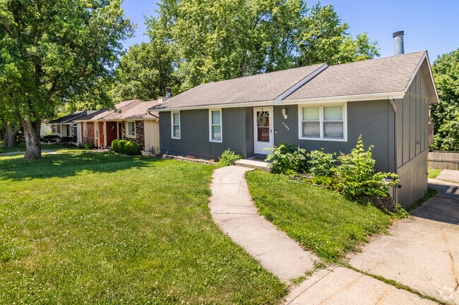Ranch-style homes line the quiet streets in the Winnetonka neighborhood.