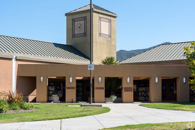 Entrance to Orange Elementary School in Corona, Ca.