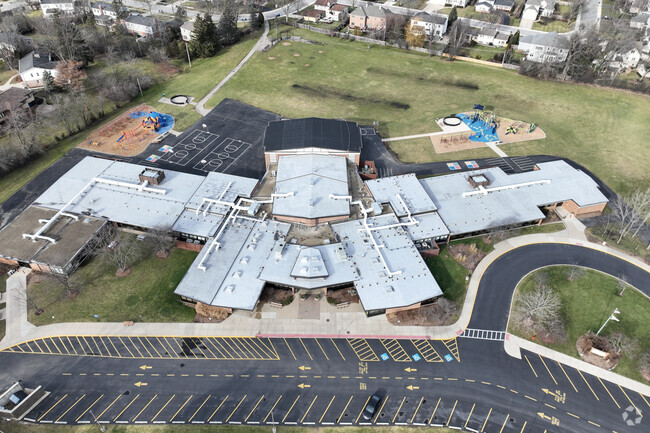 Walden Elementary School viewed from above.