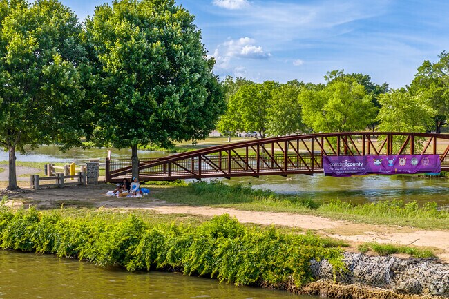Set out a blanket and enjoy a picnic on a nice day in Westmont at Cooper River Park.