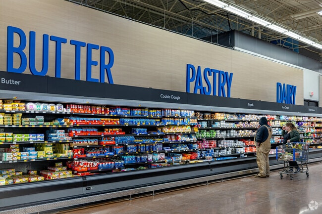 Walmart has one of the largest selections of groceries and home goods near Mott Park.