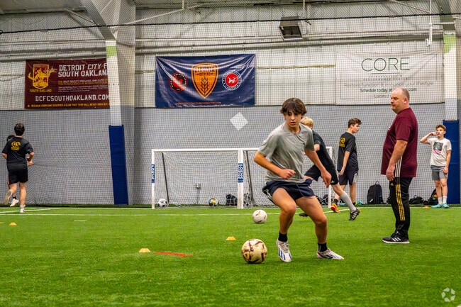 Livonia locals enjoy soccer year-round at the Livonia Athletic District.