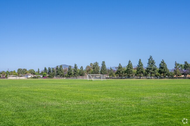 Students can enjoy the large grass field at Monte Vista Middle School.