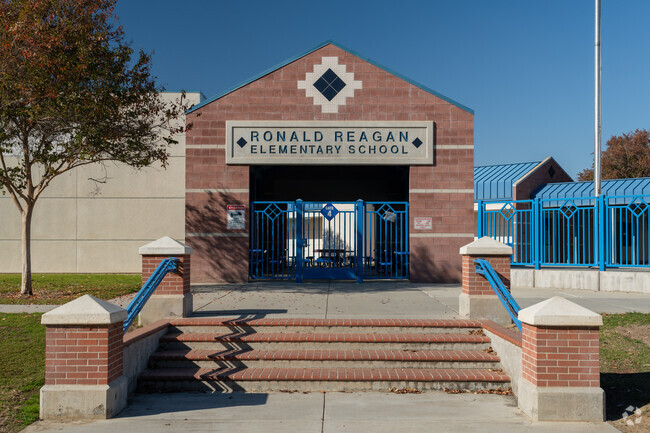 Ronald Regan Elementary is the home of the Patriots.
