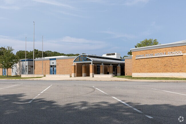 Spring Ridge Middle School in Lexington Park, is rated a B+ on Niche.