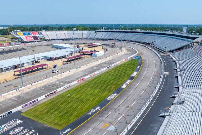 The Richmond Raceway is one of the main attractions in East Highland Park.