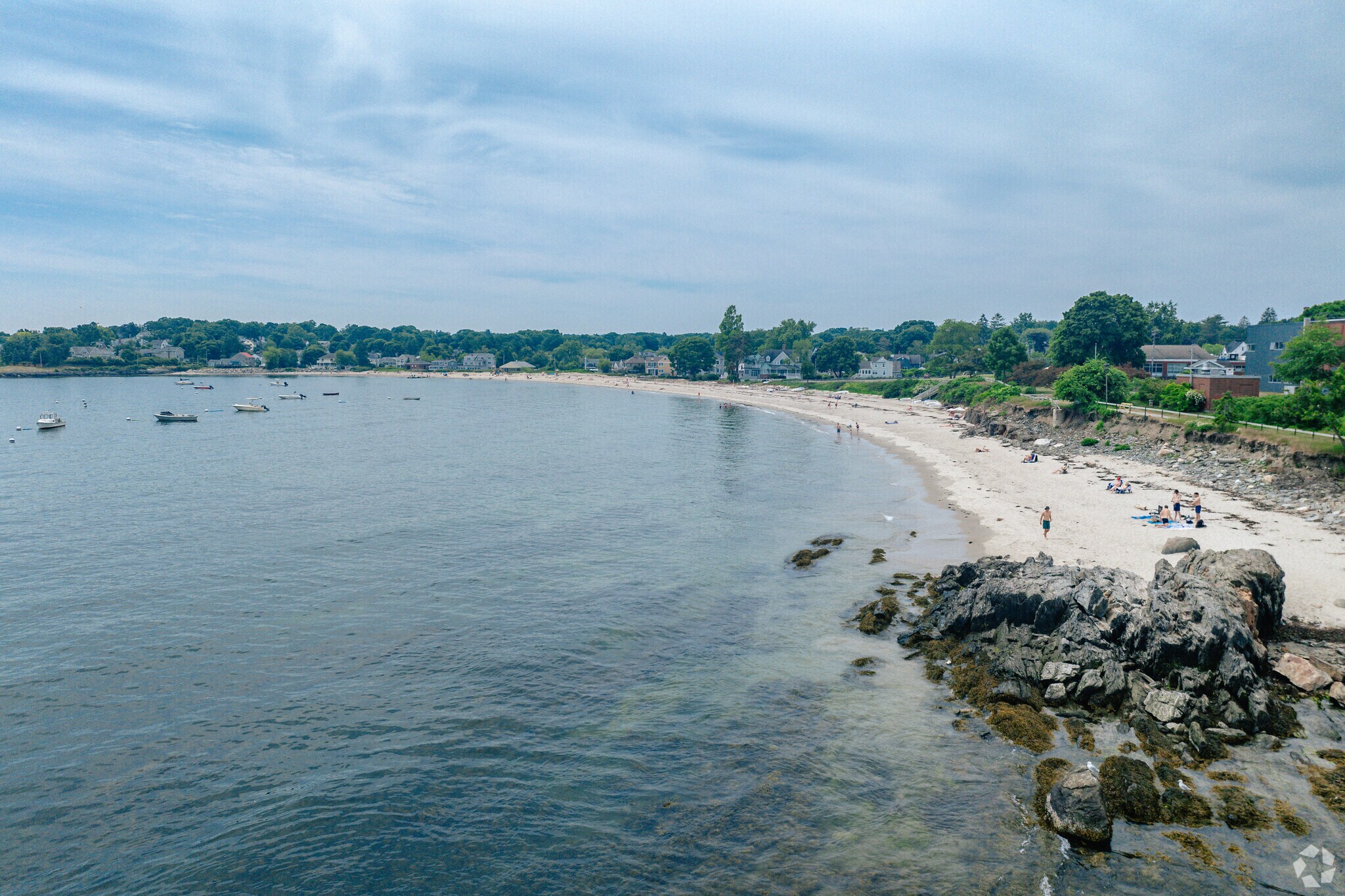 Locals of South Portland fill up Willard Beach on the hot summer days.