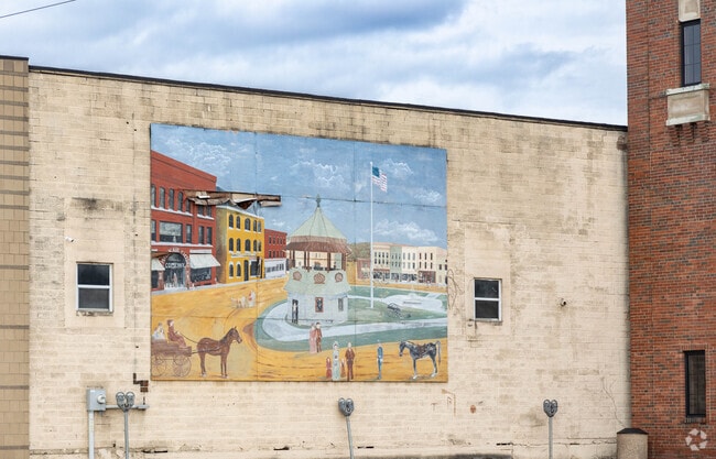 Residents can enjoy the art that St. Marys has to offer.