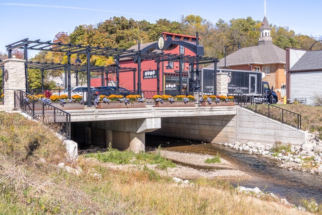 Downtown Algonquin Heights offers brick paved streets and a charming feeling.