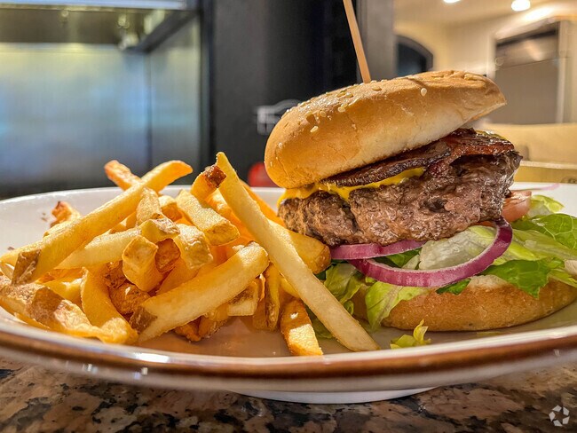 Barrel & Boar restaurant near Woodside Green is a great place to grab lunch.