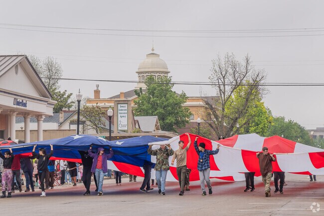 The Guthrie 89ER Parade is just a short drive for Cimarron City locals to enjoy.