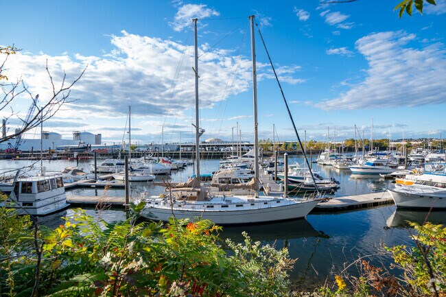 You'll enjoy seeing different kinds of boats of varying sizes in Admiral Hills.