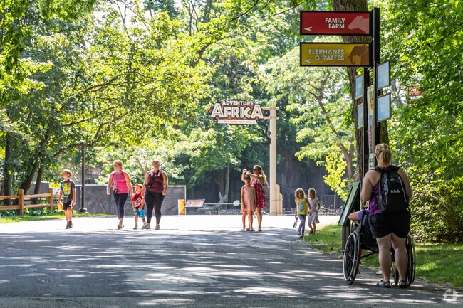 The Milwaukee County Zoo, near Woodlawn Manor, is always a good time.