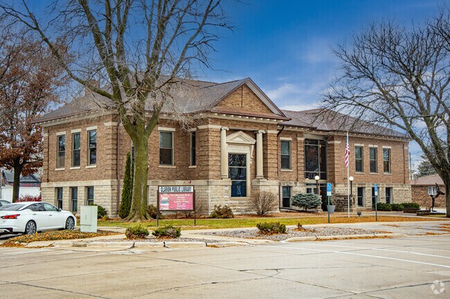 Clarion Public Library serves the community with programs and lending.