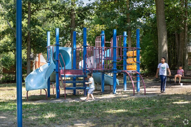 Children of all ages love playing on the playgrounds in Vera Cope Park in New Carrollton.
