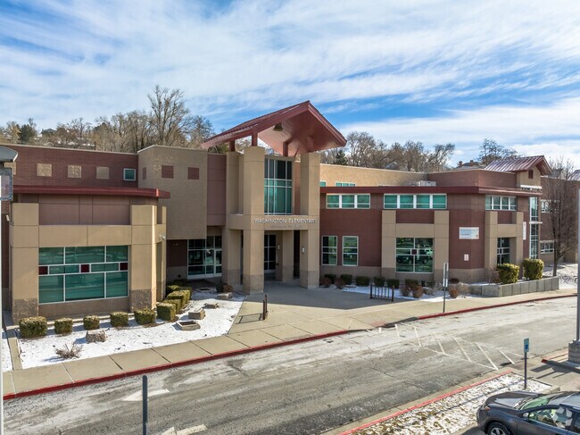 Washington Elementary School teaches grades K-6.