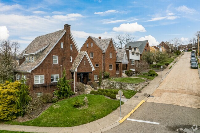 The homes of Dormont go up the hills and far away, all while residents keep yards green.