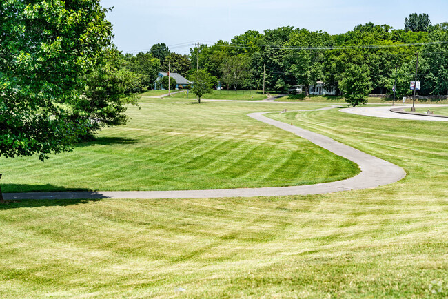 The walking trail of Liberty Elementary School.