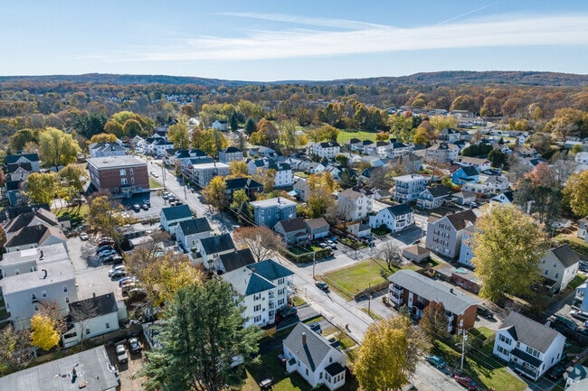 Fairmount is flanked by green spaces that are easily accessible.