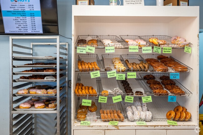 Trackside Donuts & Cafe is a popular spot to satisfy a sweet tooth in Central Bonita Springs.