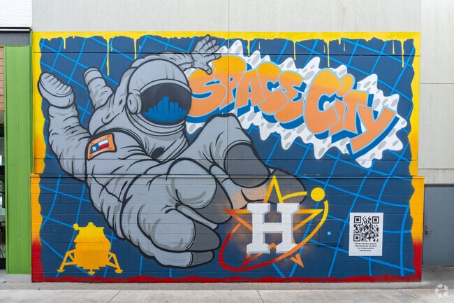 Discover space exploration art in Clear Lake's astronaut mural.