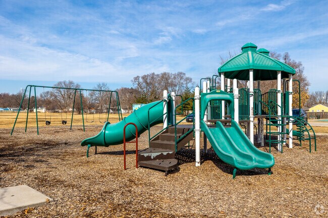 Children of Indianola Hills can enjoy the playground at Irving E. Stone Park.